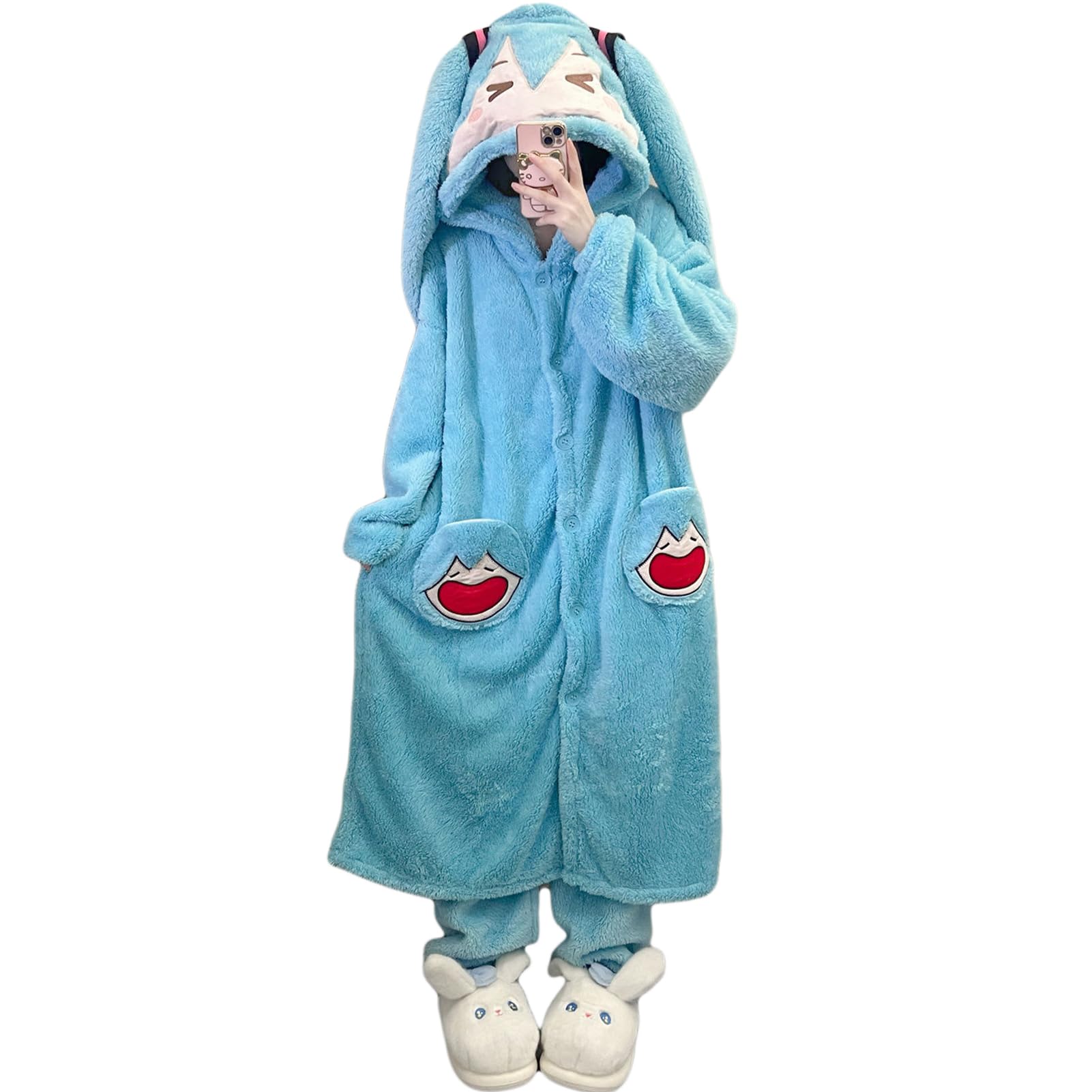Amazon | [zimumoda] 初音ミク エアコンブランケット パジャマ